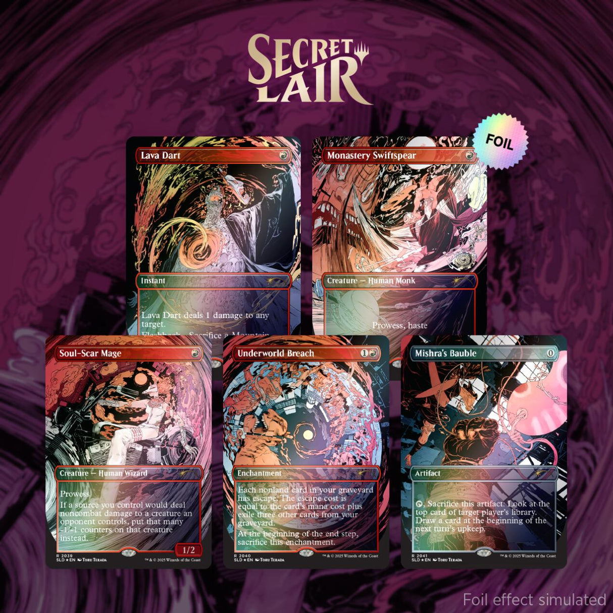 Secret Lair Drop: vroooOOOMMMMMM! - Rainbow Foil Edition