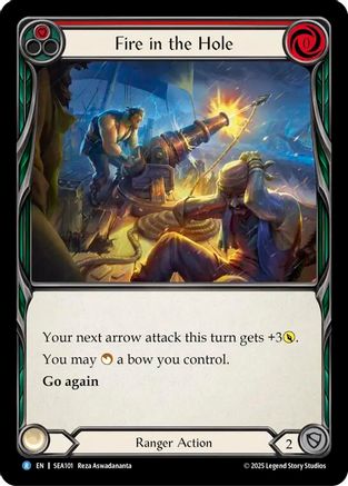 Fire in the Hole (SEA101) - High Seas Rainbow Foil