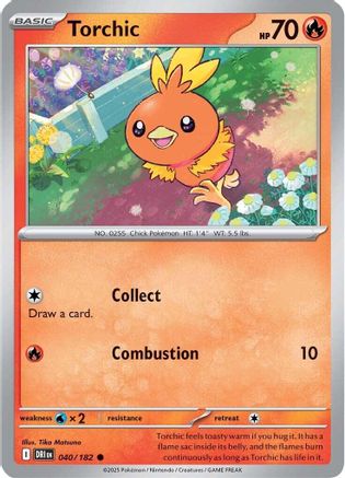 Torchic 040/182 SV10 Destined Rivals - Common