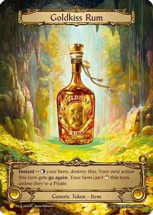 Goldkiss Rum (Treasure) (SEA245) - High Seas Rainbow Foil