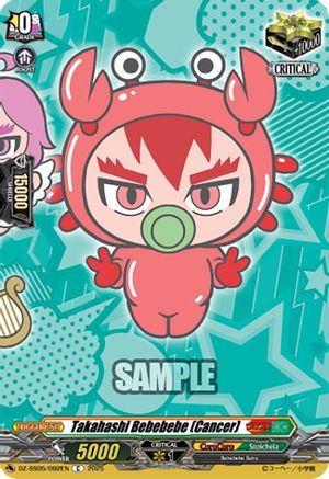 Takahashi Bebebebe (Cancer) (DZ-SS05/092EN) - DZ-SS05: CoroCoro Start Deck Pack
