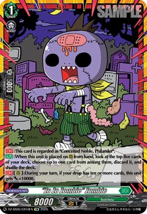 "Zo Zo Zombie" Zombie (CR) (DZ-SS05/CR10EN) - DZ-SS05: CoroCoro Start Deck Pack