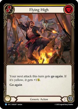 Flying High (Yellow) (SEA207) - High Seas Rainbow Foil