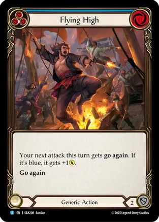 Flying High (Blue) (SEA208) - High Seas Rainbow Foil