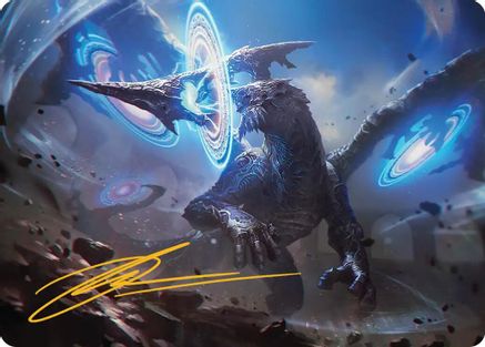 Yiazmat, Ultimate Mark Art Card (Gold-Stamped Signature) (AAFIN-007) - Art Series: FINAL FANTASY