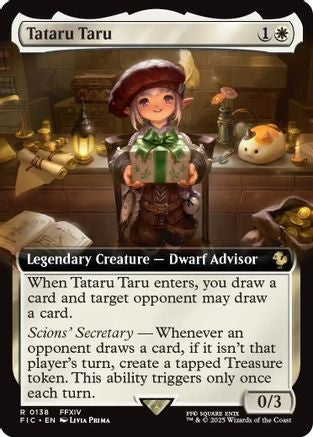 Tataru Taru (Extended Art) (FIC-138) - Commander: FINAL FANTASY