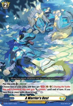 A Warrior's Rest (D-PR/783EN) - D Promo Cards