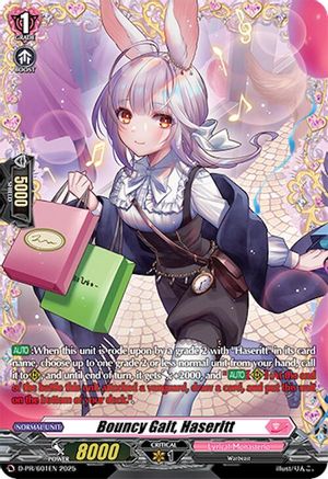 Bouncy Gait, Haseritt (D-PR/601EN) - D Promo Cards