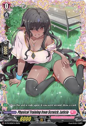 Physical Training from Scratch, Luticia (D-PR/605EN) - D Promo Cards