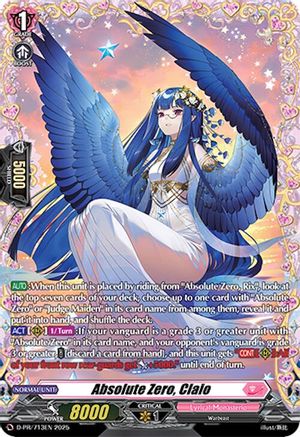 Absolute Zero, Claio (D-PR/713EN) - D Promo Cards