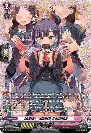 LeVreSoeurS, Calmina (D-PR/636EN) - D Promo Cards
