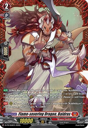 Flame-severing Dragon, Baldras (D-PR/650EN) - D Promo Cards