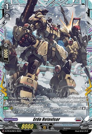 Erde Rotovisor (D-PR/670EN) - D Promo Cards