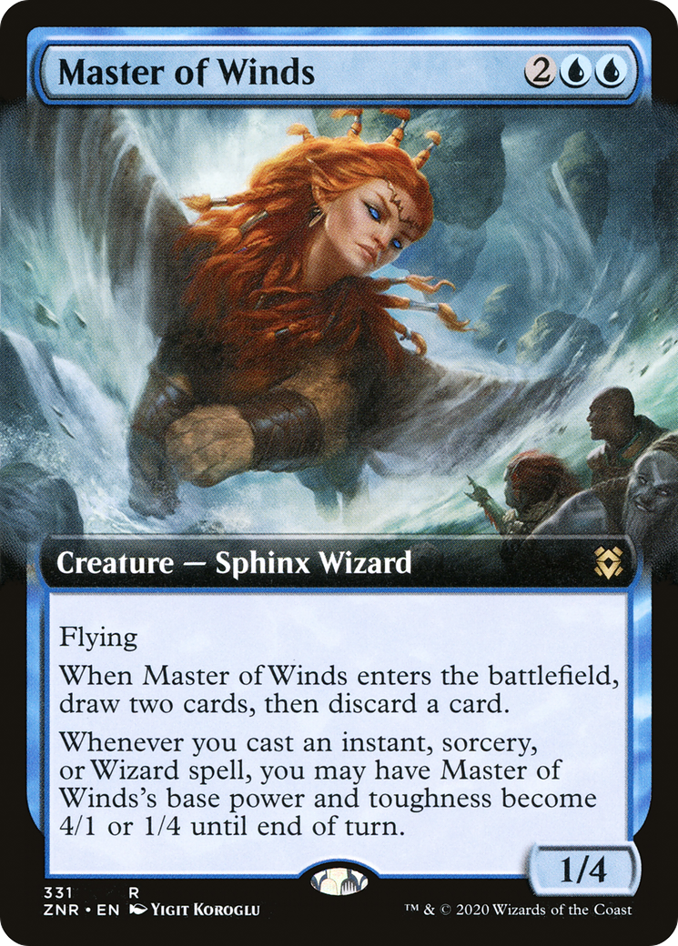 Master of Winds (Extended Art) (ZNR-331) - Zendikar Rising: (Extended Art)