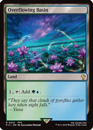 Overflowing Basin (Surge Foil) (FIC-410) - Commander: FINAL FANTASY Foil
