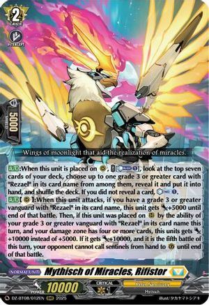 Mythisch of Miracles, Rifistor (DZ-BT08/012EN) - DZ-BT08: Knights 0f Rebirth