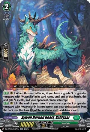 Sylvan Horned Beast, Voldyaar (DZ-BT08/037EN) - DZ-BT08: Knights 0f Rebirth