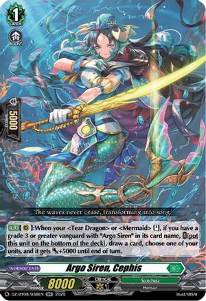 Argo Siren, Cephis (DZ-BT08/038EN) - DZ-BT08: Knights 0f Rebirth