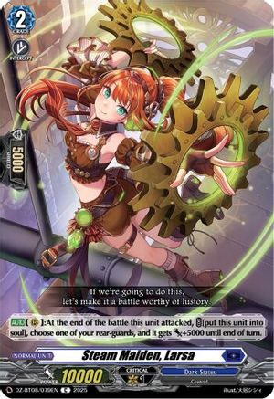 Steam Maiden, Larsa (DZ-BT08/079EN) - DZ-BT08: Knights 0f Rebirth