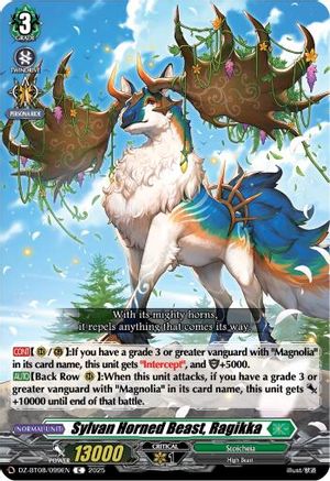 Sylvan Horned Beast, Ragikka (DZ-BT08/099EN) - DZ-BT08: Knights 0f Rebirth