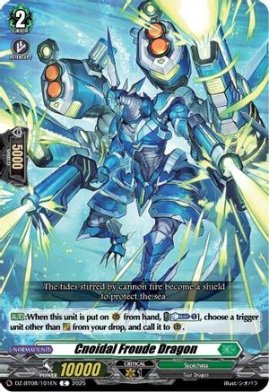 Cnoidal Froude Dragon (DZ-BT08/101EN) - DZ-BT08: Knights 0f Rebirth