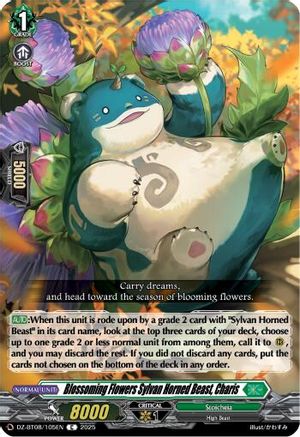 Sylvan Horned Beast of Blossoming Flowers, Charis (DZ-BT08/105EN) - DZ-BT08: Knights 0f Rebirth