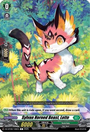 Sylvan Horned Beast, Lotte (DZ-BT08/106EN) - DZ-BT08: Knights 0f Rebirth