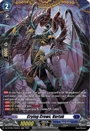 Crying Crows, Vartak (FR) (DZ-BT08/FR09EN) - DZ-BT08: Knights 0f Rebirth