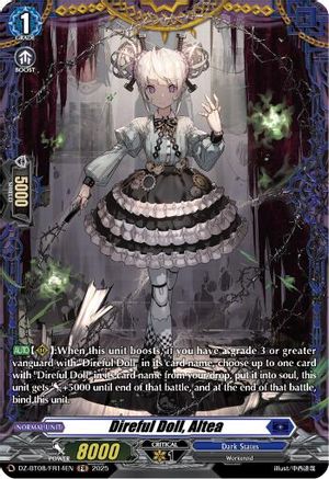 Direful Doll, Altea (FR) (DZ-BT08/FR14EN) - DZ-BT08: Knights 0f Rebirth