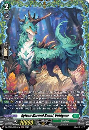 Sylvan Horned Beast, Voldyaar (FR) (DZ-BT08/FR35EN) - DZ-BT08: Knights 0f Rebirth