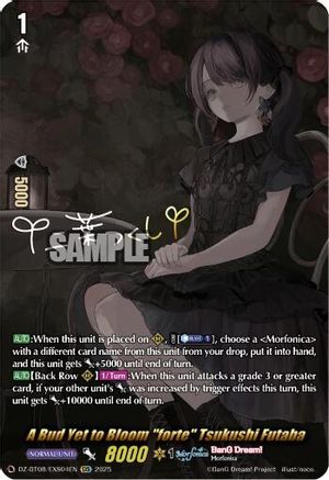 A Bud Yet to Bloom "forte" Tsukushi Futaba (EXS) (DZ-BT08/EXS04EN) - DZ-BT08: Knights 0f Rebirth