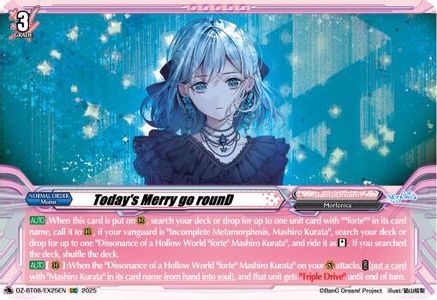 Today's Merry go rounD (DZ-BT08/EX25EN) - DZ-BT08: Knights 0f Rebirth