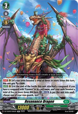 Resonance Dragon (DZ-SS06/006EN) - DZ-SS06: Master Deckset -Urara Haneyama-
