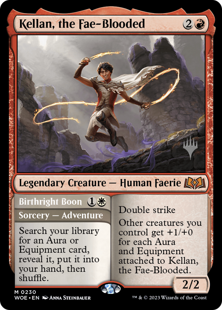 Kellan, the Fae-Blooded (PPWOE-230) - Wilds of Eldraine Promos