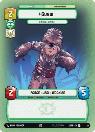 Gungi - Finding Himself (Foil) (24) - Legends of the Force Weekly Play Promos Foil