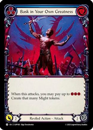 Bask in Your Own Greatness (Blue) (SUP100) - Super Slam