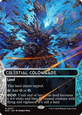 Celestial Colonnade (0007) (Borderless) (EOS-007) - Edge of Eternities: Stellar Sights