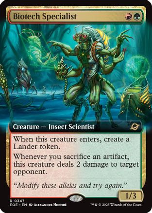 Biotech Specialist (Extended Art) (EOE-347) - Edge of Eternities Foil