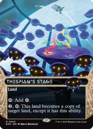 Thespian's Stage (0044) (Borderless) (EOS-044) - Edge of Eternities: Stellar Sights Foil