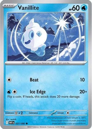 Vanillite 027/086 SV White Flare - Common