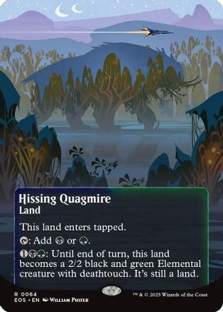 Hissing Quagmire (0064) (Borderless) (EOS-064) - Edge of Eternities: Stellar Sights
