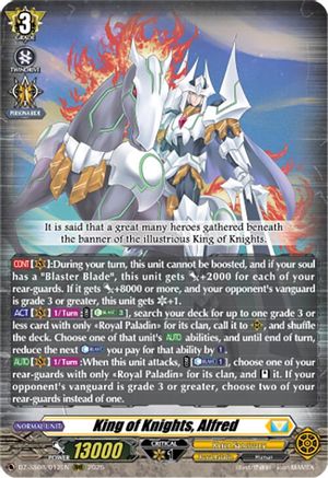 King of Knights, Alfred (RRR) (DZ-SS08/012EN) - DZ-SS08: Festival Booster 2025