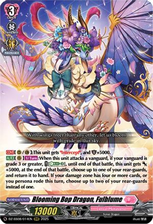 Blooming Bop Dragon, Fulblume (RRR) (DZ-SS08/014EN) - DZ-SS08: Festival Booster 2025