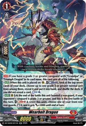 Wearbolt Dragon (DZ-SS08/021EN) - DZ-SS08: Festival Booster 2025