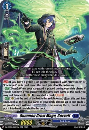 Summon Crow Mage, Corvoll (DZ-SS08/022EN) - DZ-SS08: Festival Booster 2025