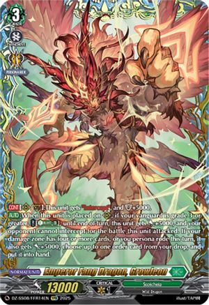 Emperor Fang Dragon, Growleon (FFR) (DZ-SS08/FFR14EN) - DZ-SS08: Festival Booster 2025
