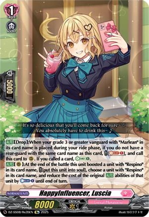 HappyInfluencer, Luscia (DZ-SS08/Re35EN) - DZ-SS08: Festival Booster 2025