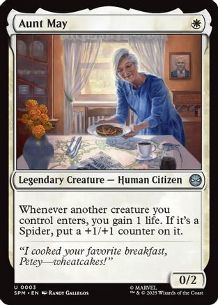 Aunt May (SPM-003) - Marvel's Spider-Man Foil