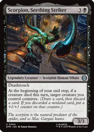 Scorpion, Seething Striker (SPM-064) - Marvel's Spider-Man Foil
