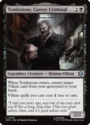 Tombstone, Career Criminal (SPM-070) - Marvel's Spider-Man